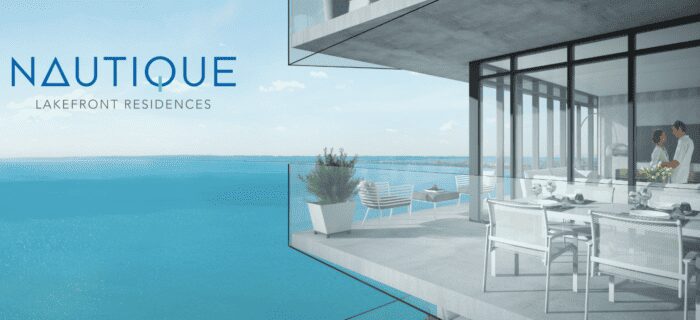 Nautique Lakefront Residences Logo Balcony View
