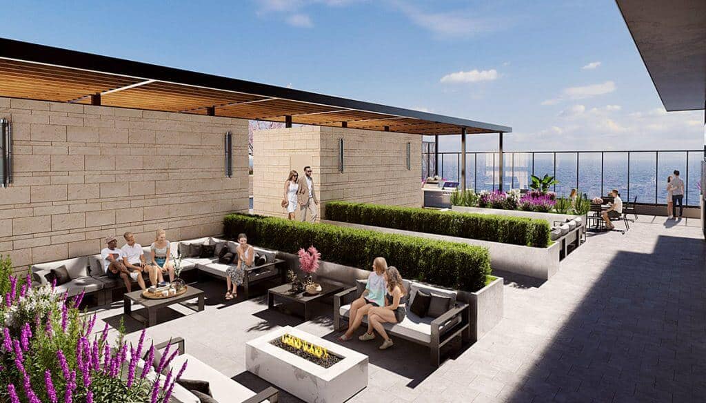 Beausoleil Condos Terrace Lounge