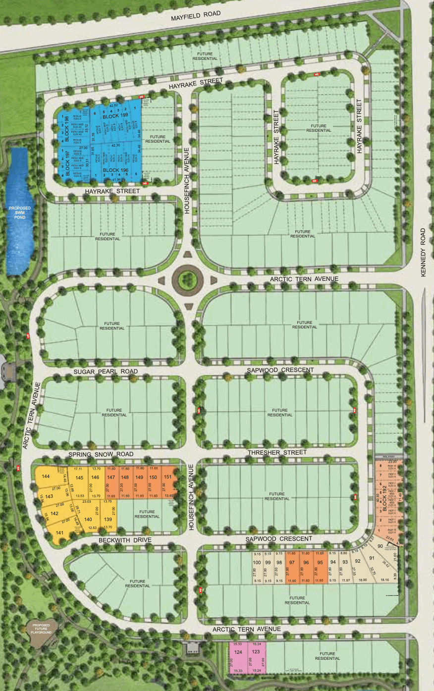 The Crescents Site Plan