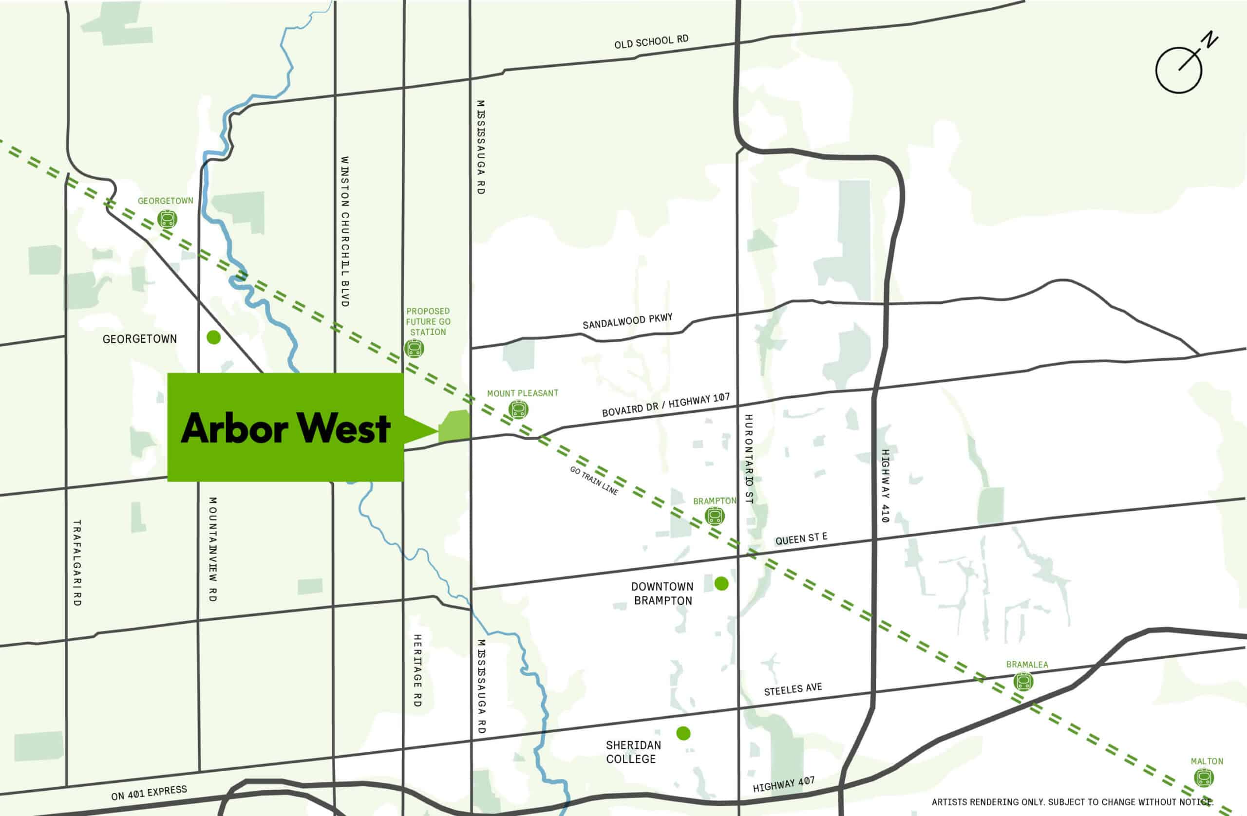 Arbor West Community Key Map