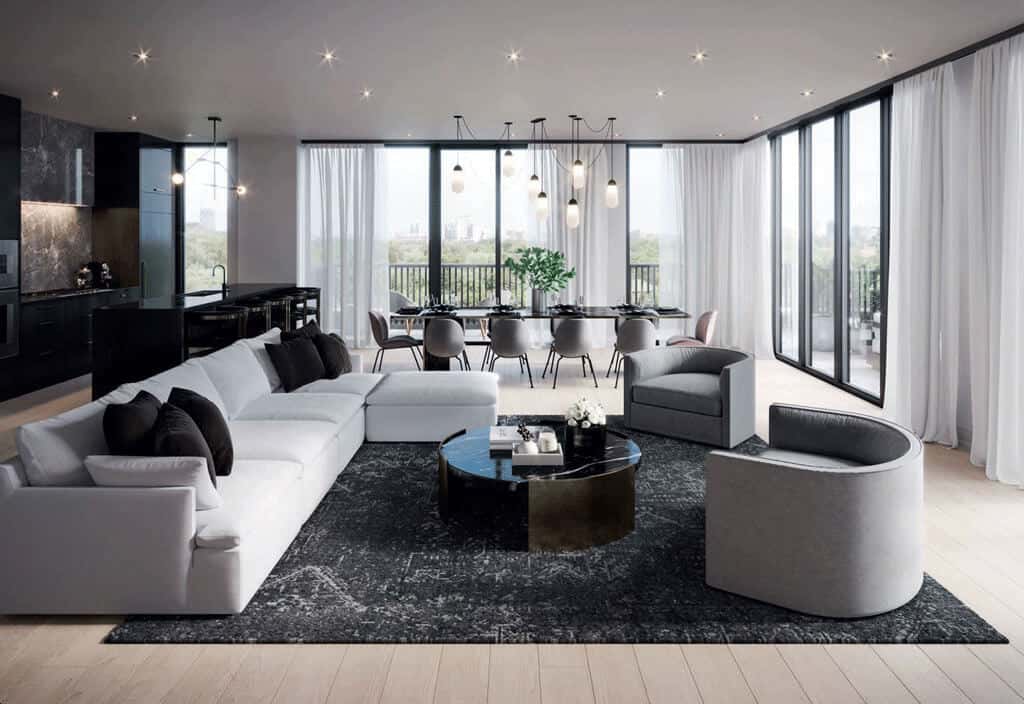 The Rhodes Condos Living Room