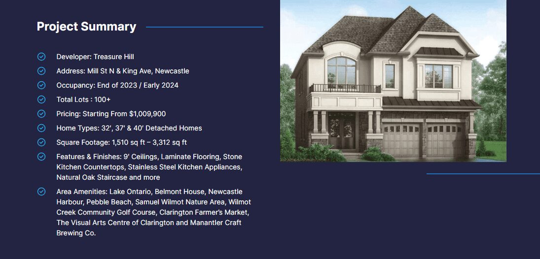 newcastle homes project details