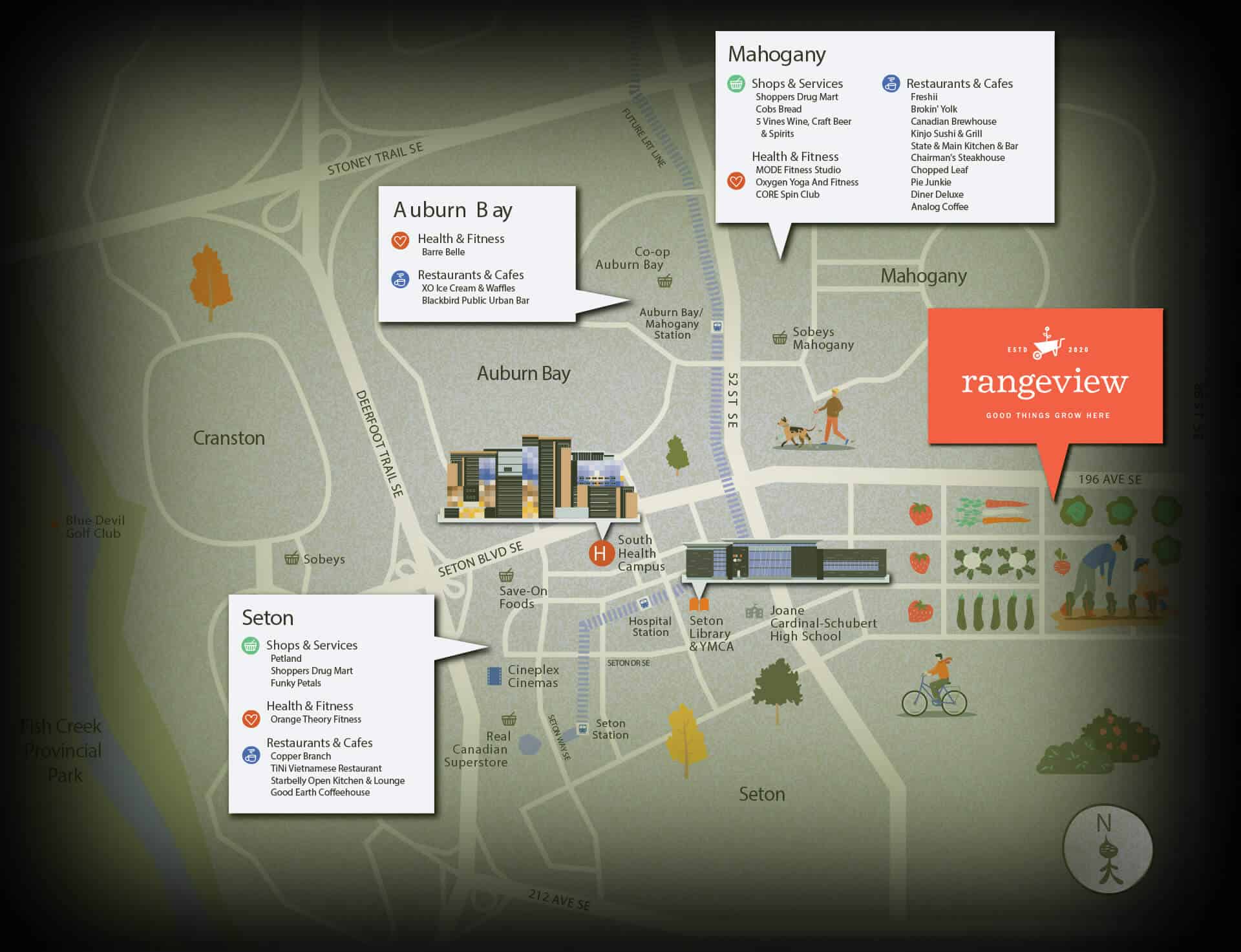 rangeview amenities map