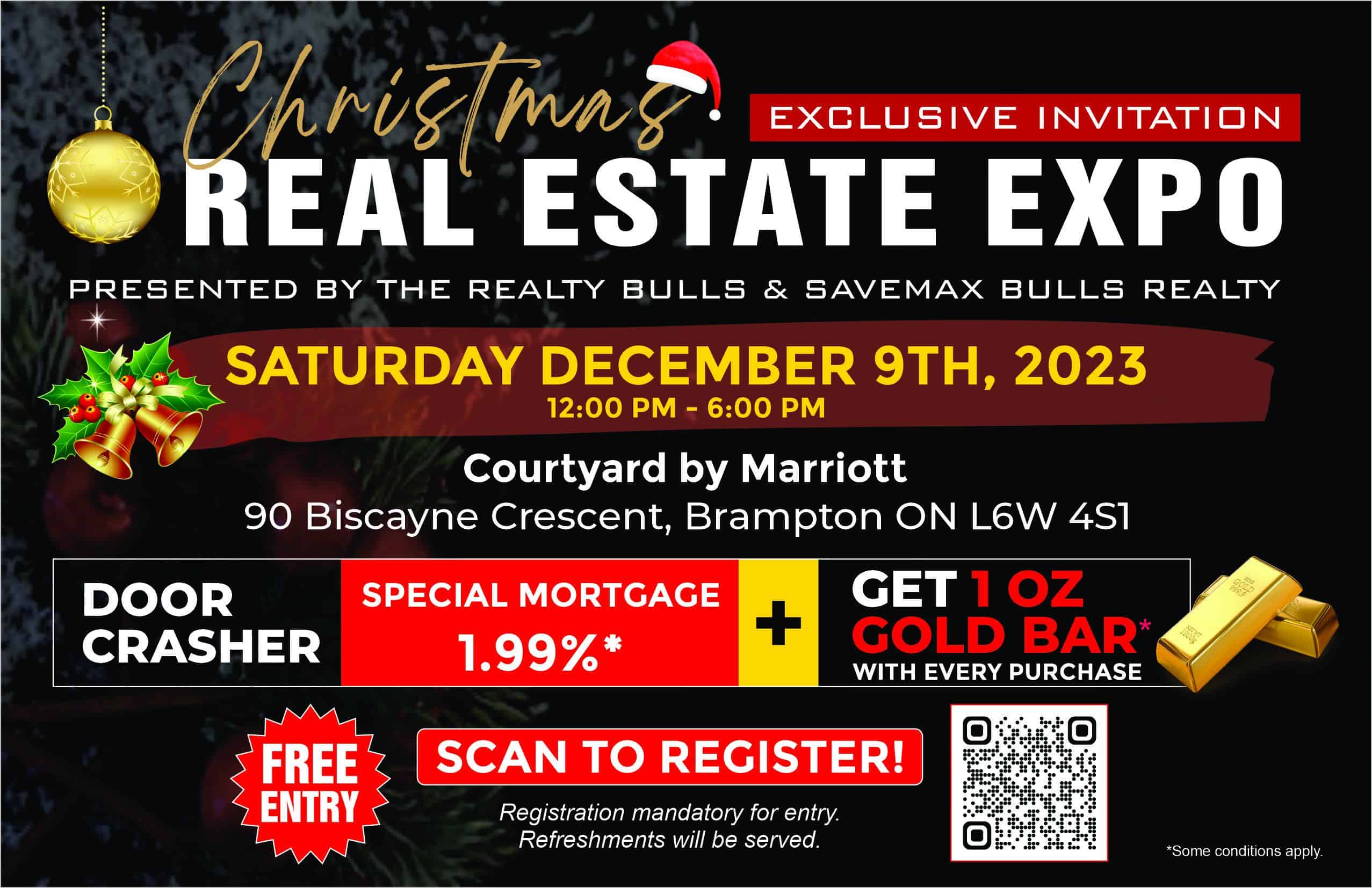Christmas Real Estate Bulls Expo Event Registration