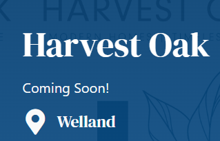 harvest oak welland homes trb