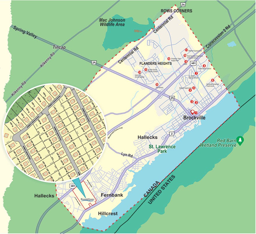 Riverside Estates Location