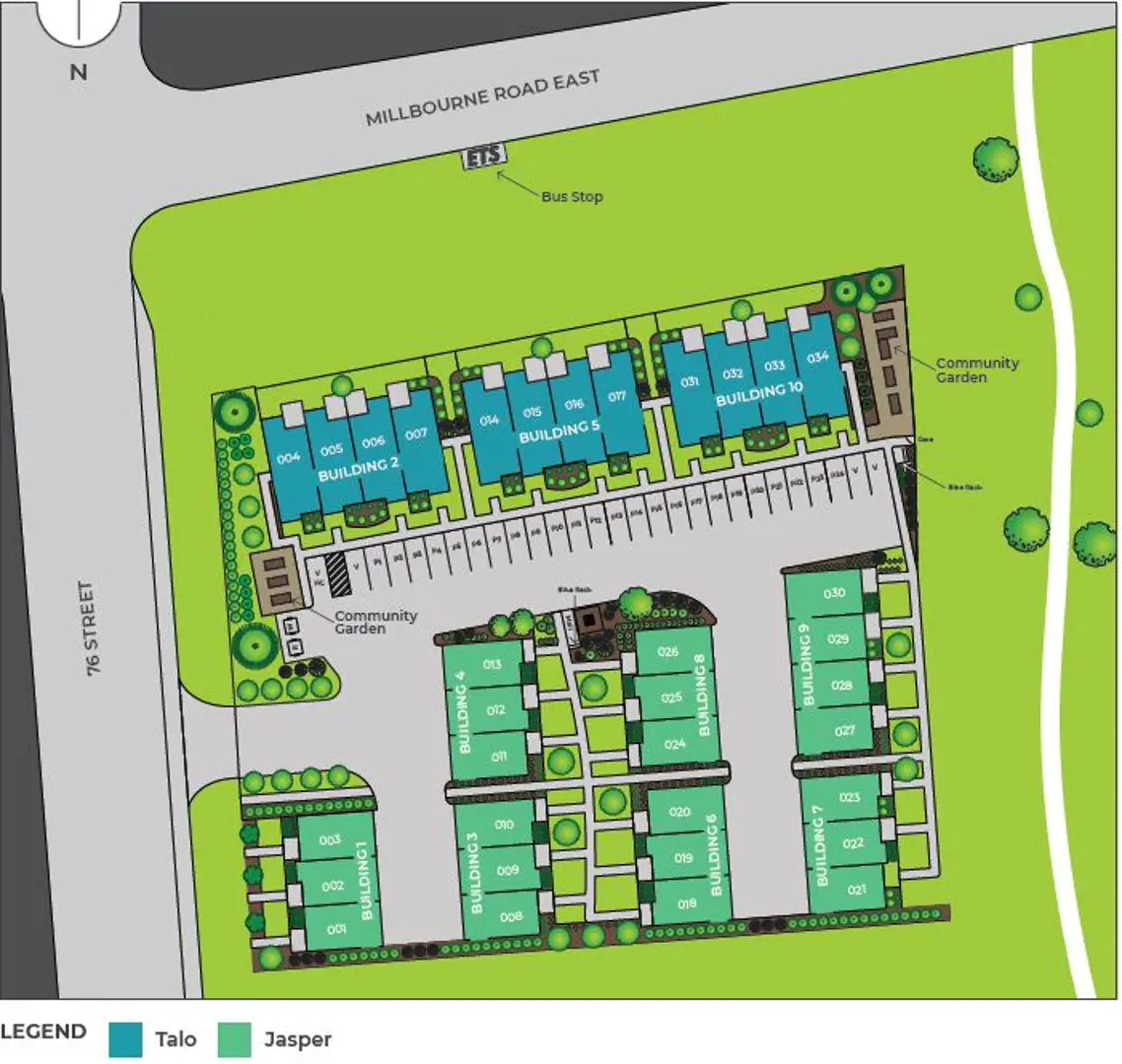 Michael’s Park Landing Townhouse Site plan The Realty Bulls