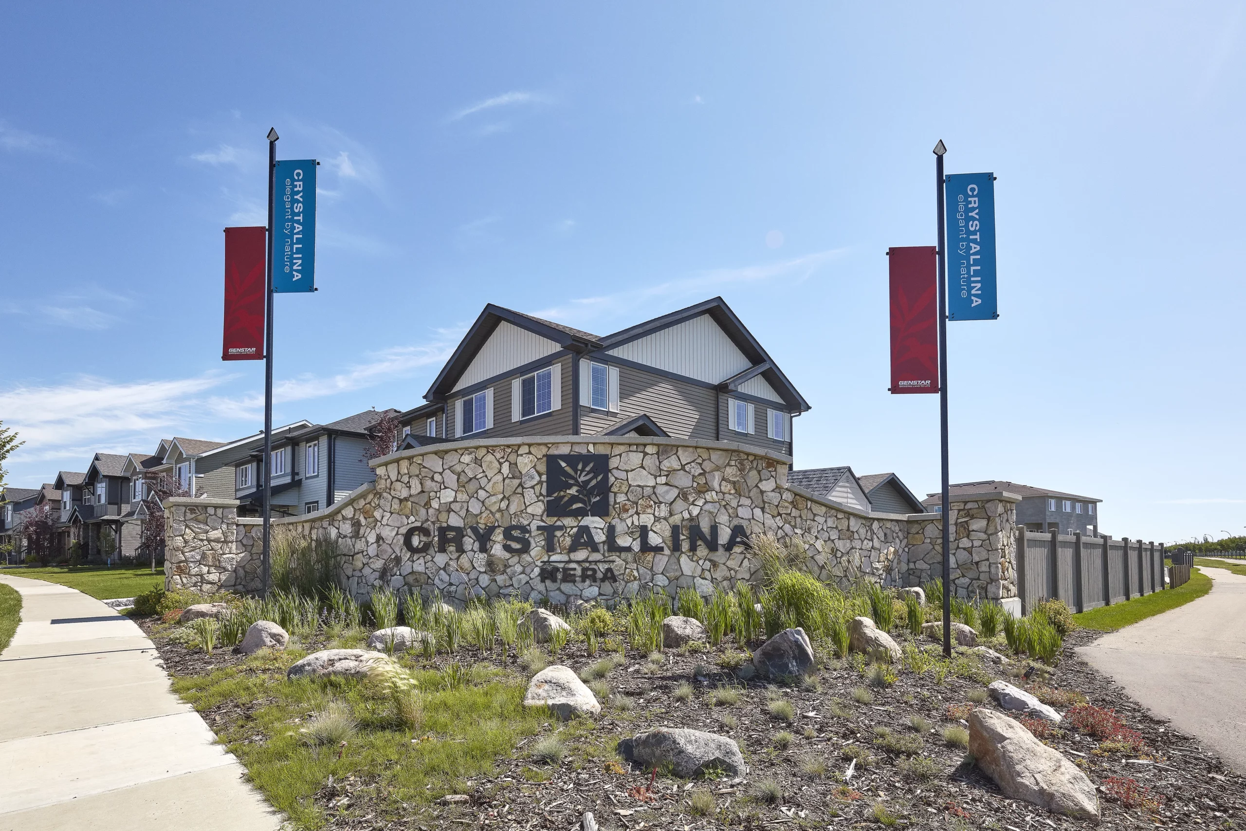 Crystallina Nera Neighborhood Logo Edmonton The Realty Bulls