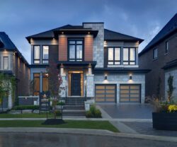 Modern two-story house