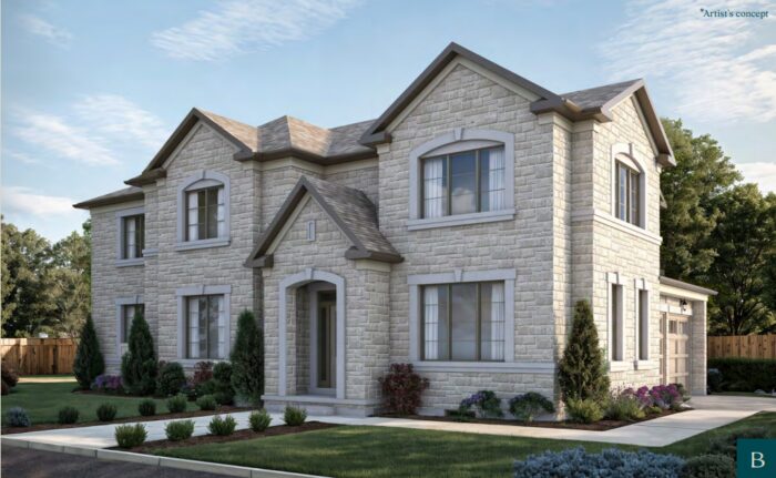 taywood estates luxury singles in burlington rendering