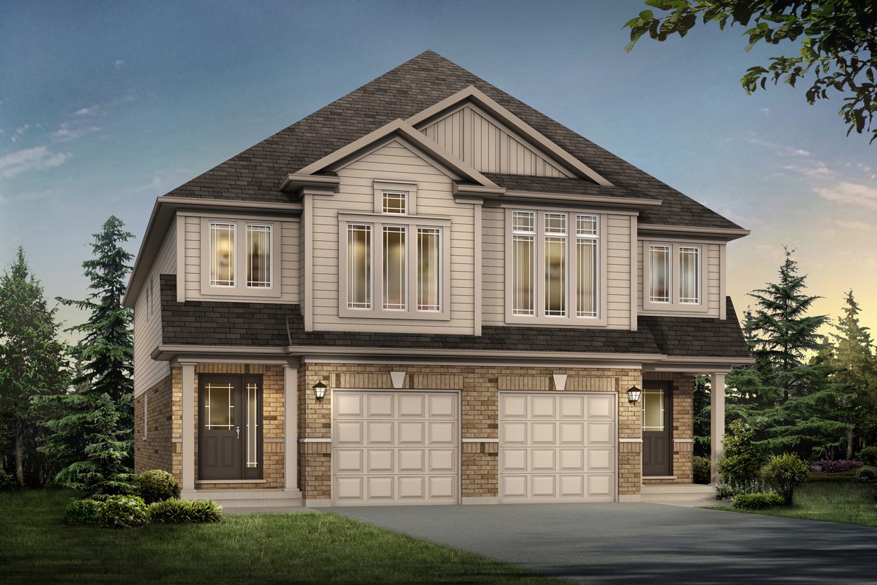 semi detached tidra woodstock homes exterior