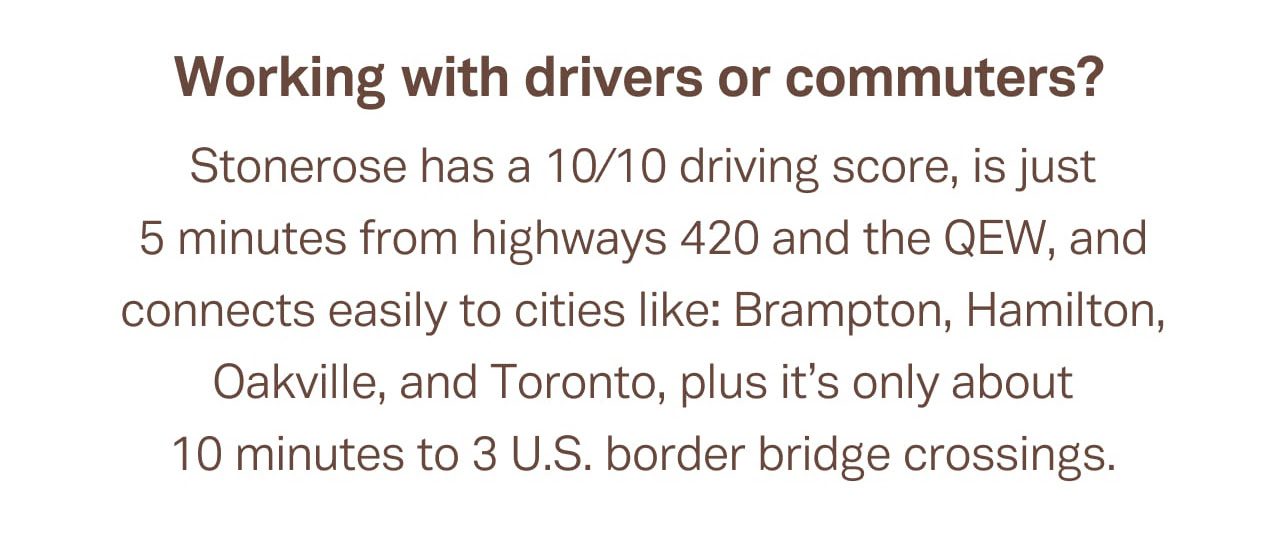 stonerose towns niagara falls location