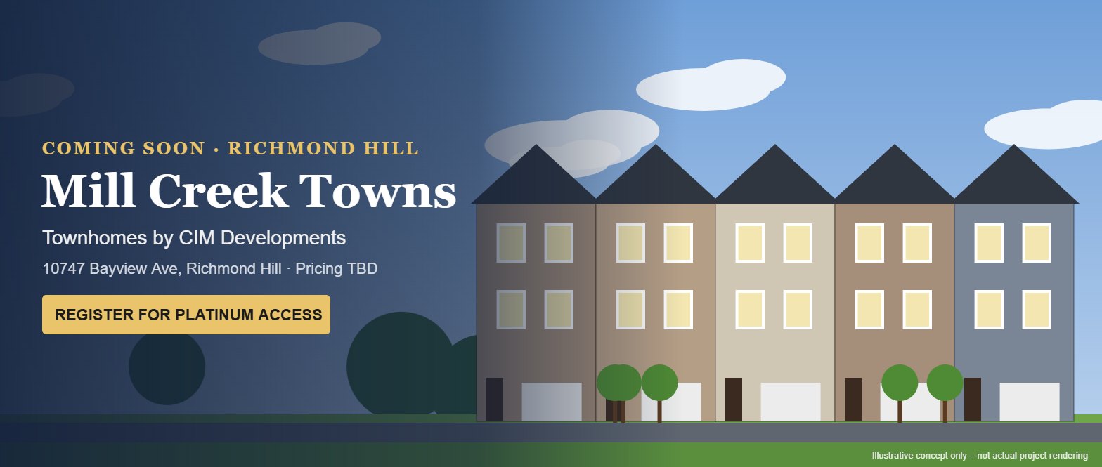 Mill Creek Towns Richmond Hill